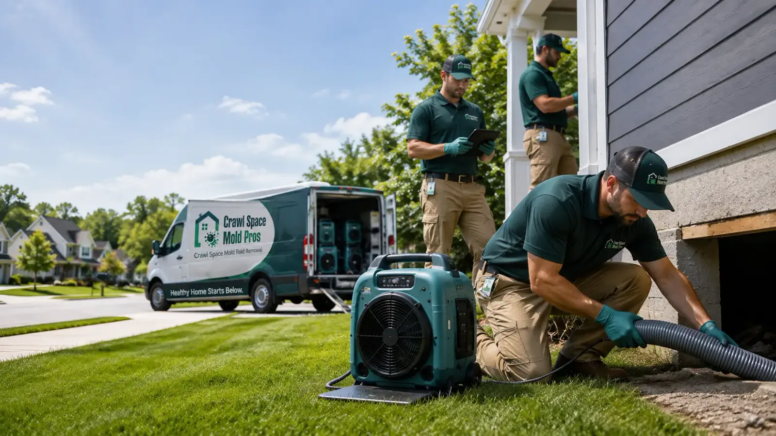 Crawl Space Mold Removal in Carlton, OR